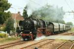Scanbild von 52 8139 mit BB-Zweichser in Dieren einfahrend am 5 September 2001.