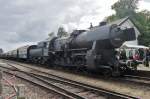 Am 6 September 2015 steht ex-BBÖ Kriegslok 52 3879 bei der VSM mit ein Dampfpendel in Beekbergen.