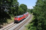 218 428 aus Marktredwitz kommend am 19. Juni 2026 bei Reuth bei Erbendorf.