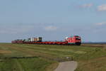 245 022 mit einem  Sylt-Shuttle  aus Westerland kommend am 15.