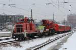 363 144-7 mit einem Bauzug am 27.