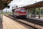 229 181-3 CLR - Cargo Logistik Rail-Service GmbH kam solo durch Magdeburg-Neustadt und fuhr weiter in Richtung Biederitz. 01.07.2016