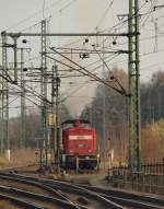 204 774-4 oder MEG 103 machte ne Menge Qualm kurz vor ihrer Abfahrt. 30.3.11