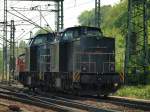 Die beiden Rangierdiesel der rt&l 203 148 und 152 brummten wieder an uns vorbei nachdem sie ihren Gleistransport im Abstellbereich abgestellt hatten. 7.5.11