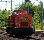 Etwas mittiger die Buchstaben und es htte optisch gepasst.....BBL 11 von hinten bei der Durchfahrt in Schleswig. 08.06.12