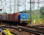 MWB V 1203(202 725-8) hing hinten dran am Zug den die 182 508 zog...HH-Harburg, 21.06.12