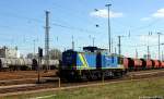 EVB V 1202/202 630-0 rangierte am 20.4.13 im Rbf Hohe Schaar.