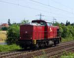 203 122-7 von BBL Logistik schaute auch am 10.7.10 in Ahlten vorbei und rauschte ebenfalls gen Hannover durch.