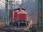 212 298-4 und eine weitere 212 standen abgestellt in HH-Harburg. 26.2.11
