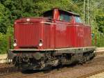 Portraitaufnahme der V 100 2335 der NeSa in Schleswig. 14.6.11