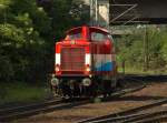 Ganz leise kam 211 324-9 der EVB angerollt und stoppte kurz. 19.8.11