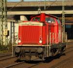 Auf dem Weg nach Stade rollte 212 310-7 fotografenfreundlich langsam an uns vorbei. Harburg 15.10.11