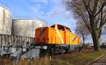 211 237-3 der northrail stand am 25.3.14 in Dradenau abgestellt.