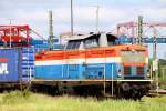 VtT Teil 2: EGP 1212 314-9(Unt/EGP/09.11.12)als Portraitaufnahme festgehalten bei der  Arbeit  am Eurogate-Terminal HH Dradenau/Waltershof. 29.05.2014 