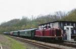 Am 16 April 2009 steht 212 007 mit Sonderzug ins DGEG-Museum von BOchum-Dahlhausen.