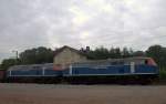 Gleich gehts los....225 006 und 225 079 kurz vorm abdieseln....Jbek 30.08.2013(raw)