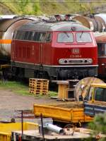 215 086-0/225 086-8(beide Nummern an der Lok)Linz/Rhein 15.09.2013