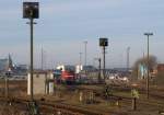 Zuletzt noch diese Variante, wieder weniger Brennweite und leicht erhht stehend wurde die 218 379-6 und 218 xxx-x am 29.1.11 aufgenommen.