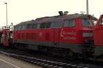 und 218 311-9 half ihr dabei...Westerland 29.1.11