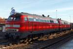 218 345-7 und 218 380-4 im Portrait am 29.1.11 in Westerland (Sylt) geknipst.