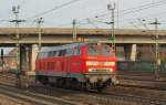 218 104-8 ratterte Richtung Bremen zum dortigen Motorwechsel. 30.3.11