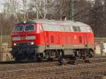 218 465-3 aus dem BW Mhldorf/Bayern zu Gast im hohen Norden wohl im Tausch mit der sich in Bremen zur Reparatur befindlichen 218 104. HH 30.3.11