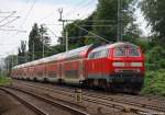 218 465-3 schiebt am Zugende des RE´s aus Kiel/Puttgarden krftig mit damit sie und ihre Schwester 218 339-0 das Ziel Hamburg Hbf. dennoch pnktlich erreichen.