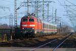 Umleiter No.4: 218 315-0(Unt/HBX/130209)und 218 322-6(Unt/HBX/230310)mit dem IC 2170  Wattenmeer  ebenfalls festgehalten in Jbek. 03.03.2012