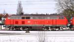 218 363-0 im (Schnee)Portrait. Schleswig 10.03.2013