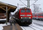 Dann kam mit +5min der IC 2170 mit den Zugloks 218 376-2 und 322-6 nach Schleswig gefahren. Gru an den Tf! Schleswig 10.03.2013