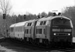 S-W Version, 218 389 und 363 mit IC 2314, Husum 31.03.13