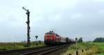 218 369-7 passierte am 20.9.13 in Einzeltraktion mit dem Syltshuttle nach Niebll das Einfahrsignal vom Bf. Klanxbll.