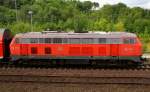 DB Regio Kiel 1218 333-3(REV/HB X/12.08.11) aufgenommen aus  gehobener  Position als Portrait. Schleswig 29.06.2014