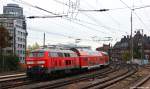 Am 26.10.14 fuhr 218 330-9 mit dem RE 21449 aus Puttgarden in den Hamburger Hbf. ein.