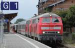 Marschbahn Gastloks 16: DB 218 470-3, REV/HBS/05.12.12, Verl/HB X/04.12.19, Verl/AK/02.11.20, Niebüll 23.09.2018