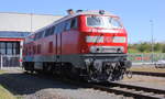 br-218-v-164/713828/marschbahn-gastlok-27-db-218-813-4 Marschbahn Gastlok 27: DB 218 813-4 ex 218 189, REV/HB X/31.05.16, Niebüll 17.05.2020