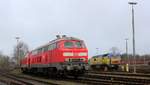 Marschbahn Gastlok 33: DB 218 834-0 ex 218 367-1, REV/HB X/06.05.13, Verl/ANB/05.05.20, Niebüll 05.01.2019