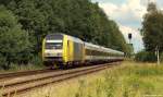 ER 20-015 fhrt am 13.8.11 mit der NOB 81720 nach Westerland (Sylt) durch Burg (Dithm).