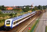MRCE 1223 013-4 mit NOB nach W'land Einfahrt Niebll 22.07.14