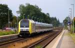 ER 20-012 oder 1 223 012-6 ist seit einigen Tagen wieder von der HU(BCS X/17.07.14) zurück und steht hier mit einer NOB nach Westerland im Bahnhof Langenhorn. 31.07.2014