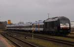 MRCE/NOB 1223 014-2(REV/BCS X/02.09.14)mit NOB nach Hamburg aufgenommen in Husum-Nord. 15.03.15(893) 