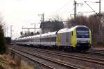ER20-011 mit NOB  Sonderzug  aufgenommen in Jübek(1). 22.03.2015(922)