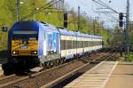 Ascendos/NOB 1223 055-5 mit NOB nach Westerland 02.05.2015(1031)