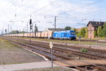 253 015-8 PRESS (223 052-2) mit dem leeren Hackschnitzelzug DGS 95109 in Stendal Richtung Rathenow.