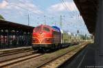 My 1149 (227 008-0) Altmark-Rail mit vier metronom Dostos in Stendal und fuhr in Richtung Salzwedel weiter.
