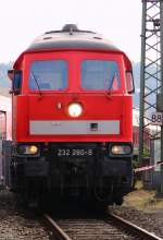 232 280-8 mit dazugehrigem Original Tf, Dieseltage DB Museum Koblenz-Ltzel 29.09.12