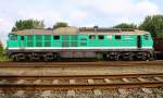 Seitenportrait der ex Wismut V300.05/1232 155-2 in Jübek(1124)11.08.2015