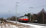 EWR 232 512-4 fuhr am kalten 8.1.16 solo durch die Berliner Wuhlheide.
