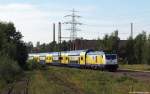 246 003-8 dieselt am 20.8.11 mit dem ME nach Hamburg Hbf. durch Unterelbe. Nchster Halt ist in Krze Hamburg-Harburg.