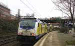 246 003-8 stand am 20.12.12 mit dem ME nach Hamburg Hbf. im Bf. Hamburg-Harburg.